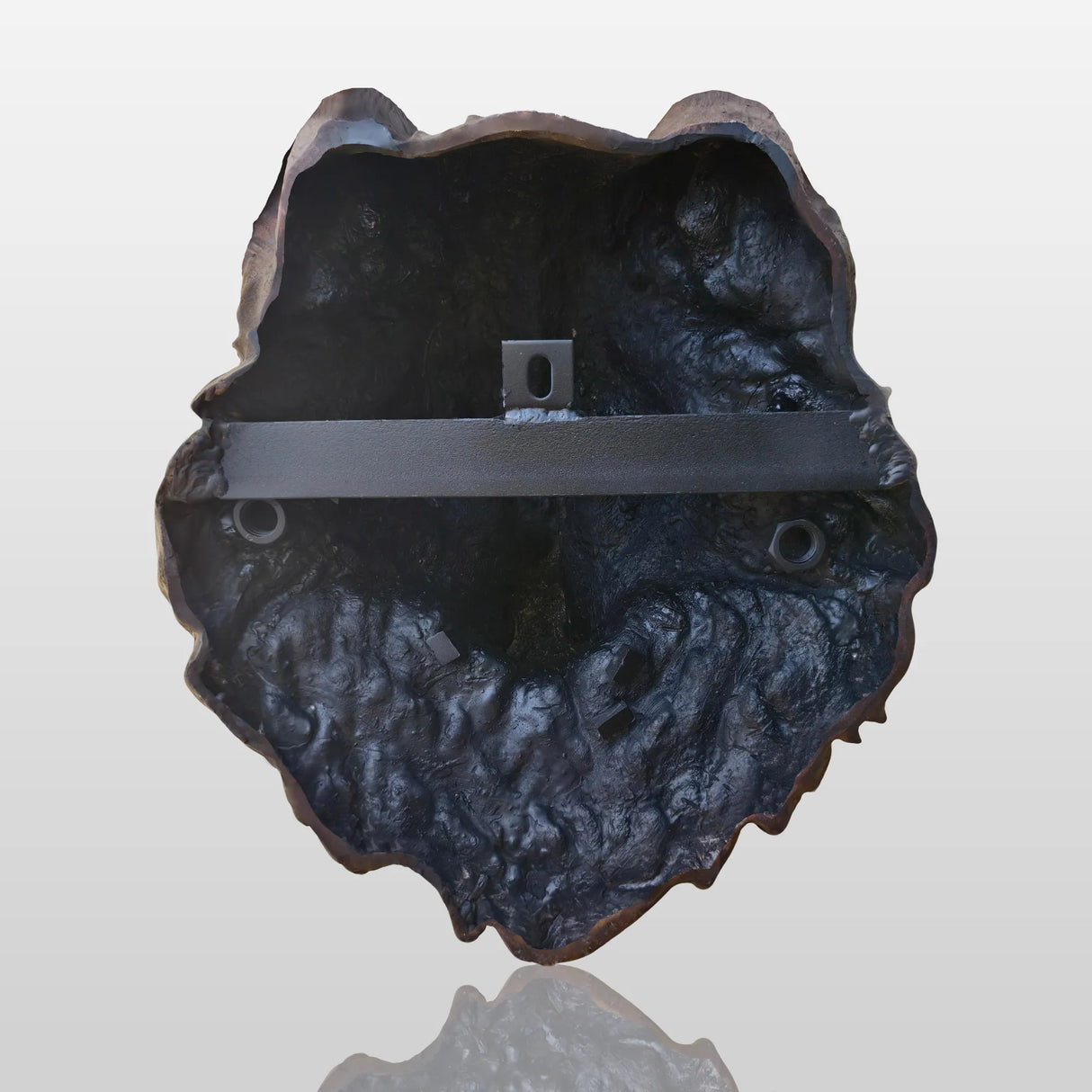 PREMIER Wolf Head Wall Sculpture Majestic Metal Sculpture Wall Art PSB-032-Bronze Sculpture-PREMIER SCULPTURE