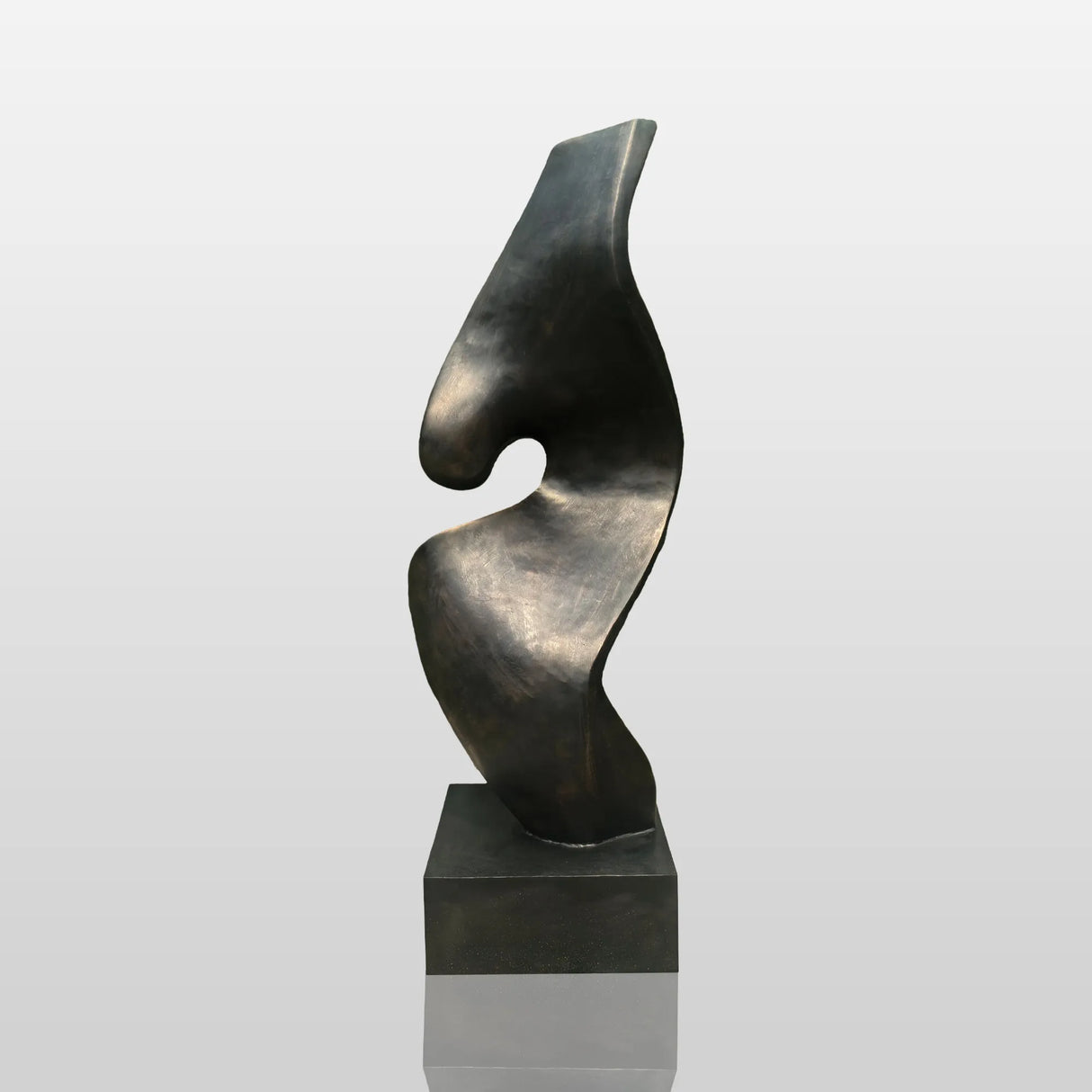 PREMIER Bronze Abstract Sculpture Fluid Modern Art for Gardens, Hotels, and Architectural Spaces PSB-089