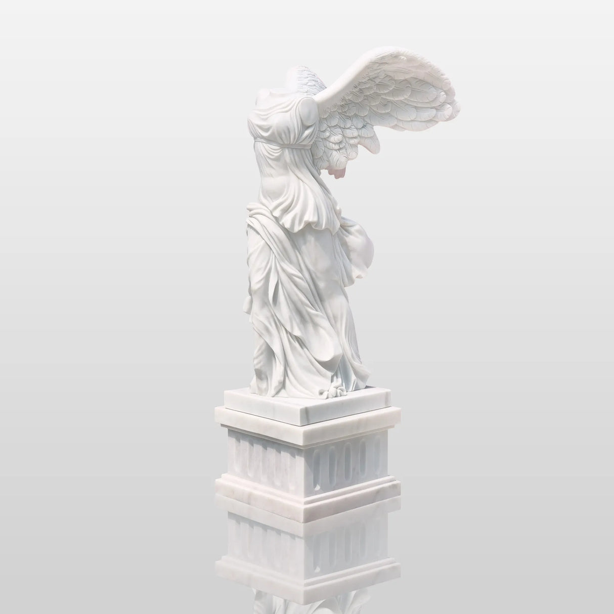 PREMIER Winged Nike Victory of Samothrace 27.1"W x 75"H x 38.3"D PSIS-003-Marble sculpture-PREMIER SCULPTURE