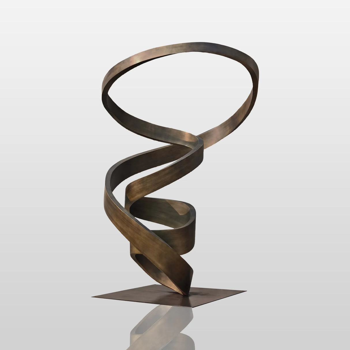 PREMIER Custom Mobius Spiral Sculpture 94.6"W x 123"H x 81.9"D PSIS-009-Stainless Steel Sculpture-PREMIER SCULPTURE