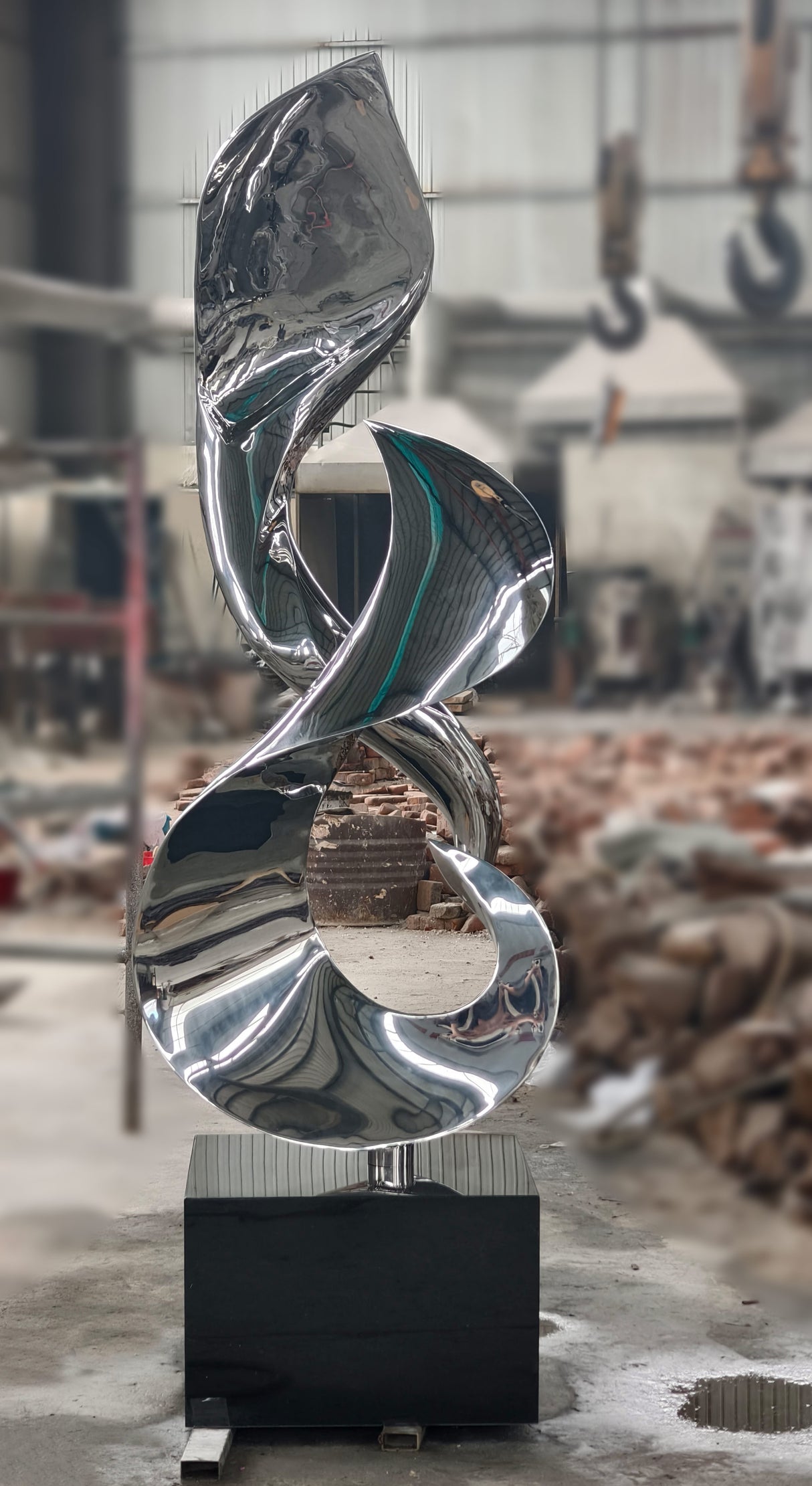 PREMIER Stainless Steel Abstract Sculpture PSSS-055-#PRS1093-Rest of Payment Custom Link for Andrew Adler