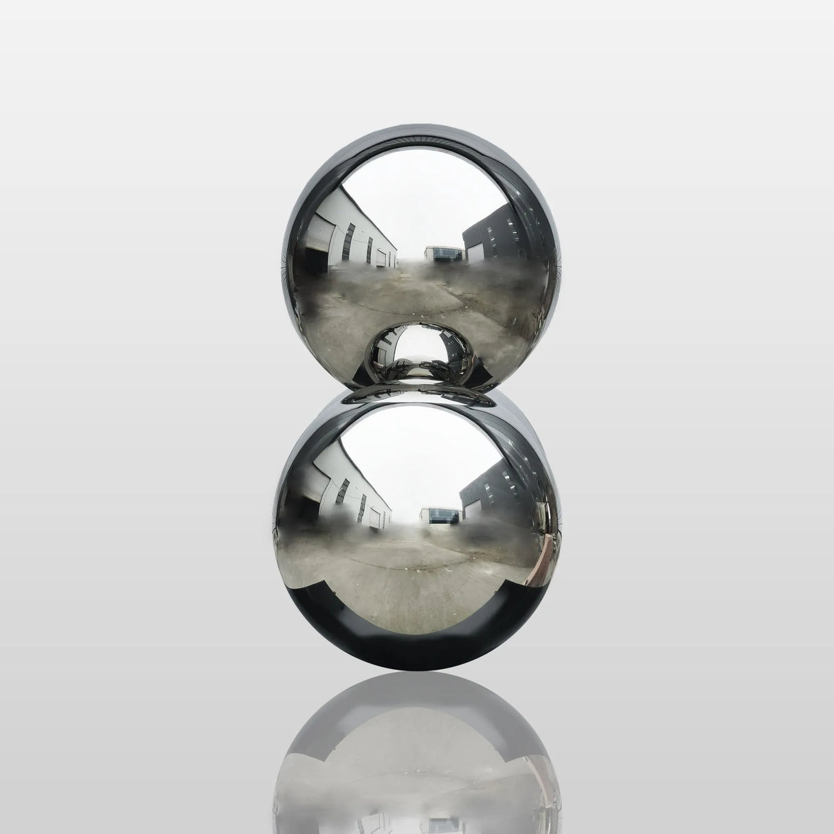 PREMIER Metal Sphere Sculpture Modern Abstract Outdoor Art PSSS-073-Stainless Steel Sculpture-PREMIER SCULPTURE