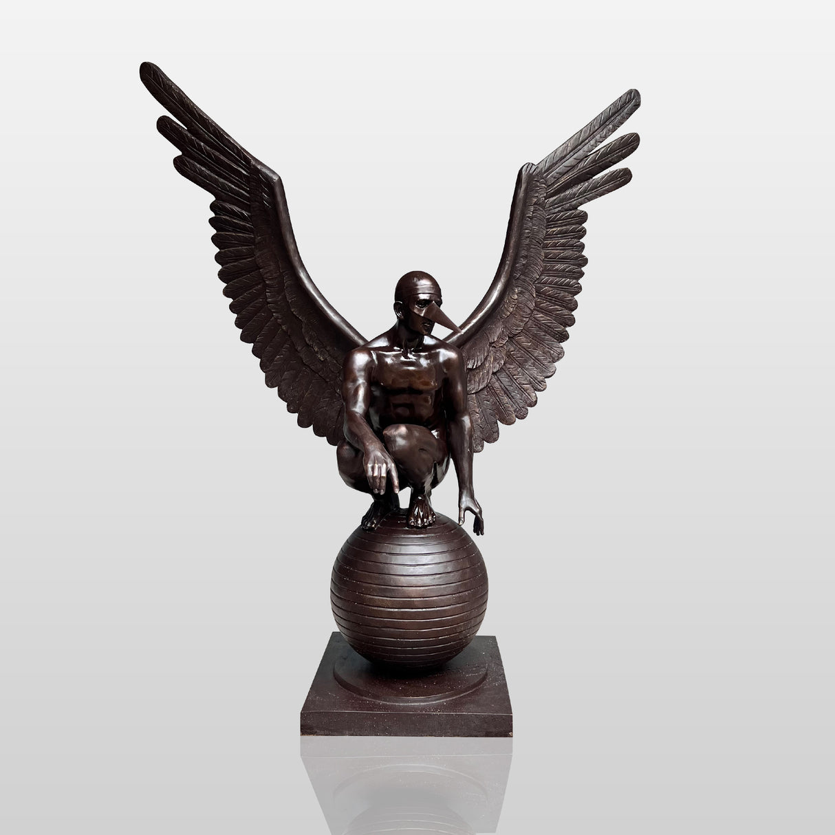 PREMIER Angel Perseidas Sculpture Bronze Statue Guardian of the Sky PSB-071-Bronze Sculpture-PREMIER SCULPTURE
