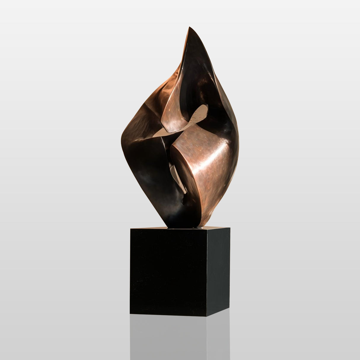 PREMIER Bronze Abstract Sculpture Contemporary Metal Sculpture for Hotel Lobbies & Private Villas PSB-081-Bronze Sculpture-PREMIER SCULPTURE