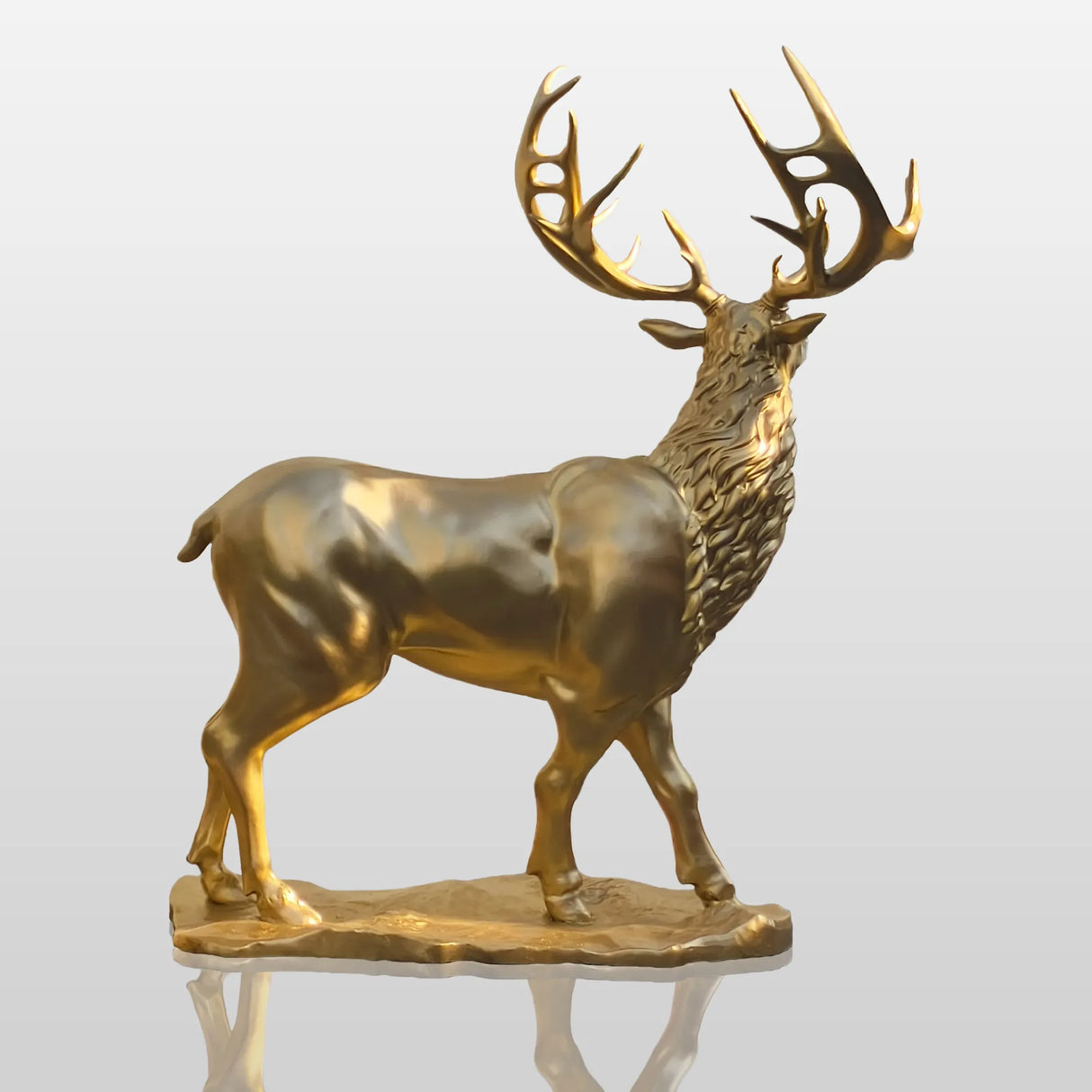 PREMIER Large Garden Sculpture Custom Bronze Elk Lawn Statue PSB-033-Bronze Sculpture-PREMIER SCULPTURE