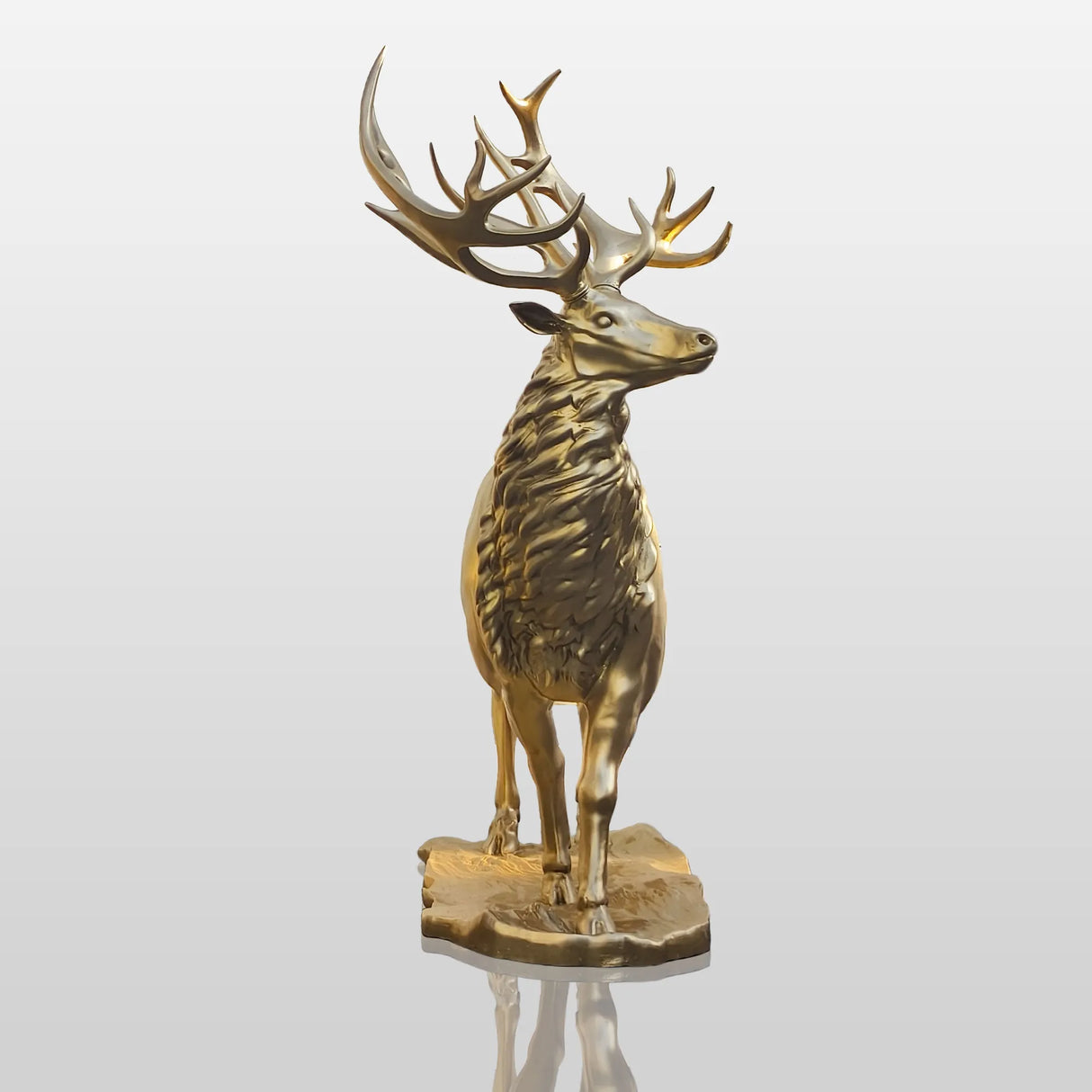 PREMIER Large Garden Sculpture Custom Bronze Elk Lawn Statue PSB-033-Bronze Sculpture-PREMIER SCULPTURE