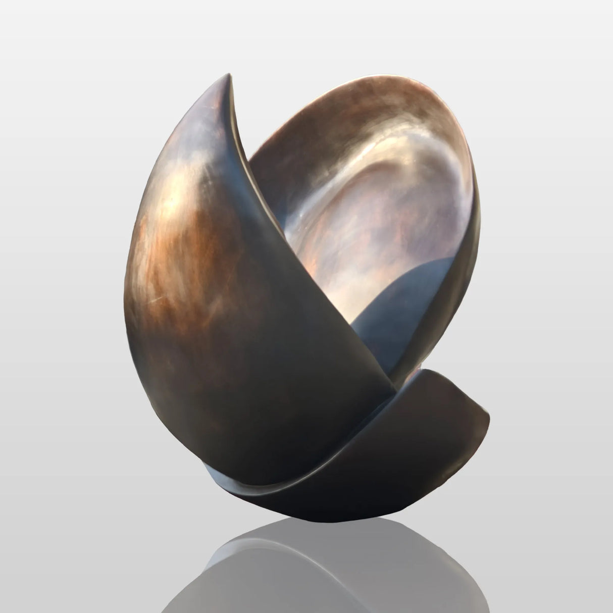 PREMIER Bronze Abstract Sculpture Timeless Bloom Art Sculpture for Garden or Outdoor Space PSB-048-Bronze Sculpture-PREMIER SCULPTURE