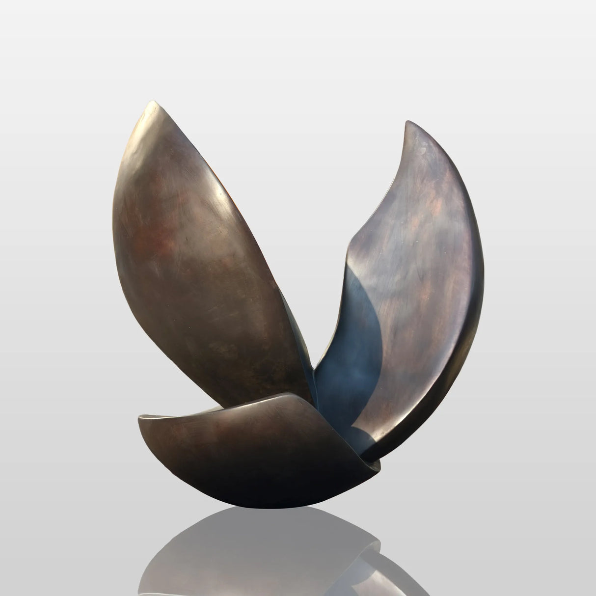 PREMIER Bronze Abstract Sculpture Timeless Bloom Art Sculpture for Garden or Outdoor Space PSB-048-Bronze Sculpture-PREMIER SCULPTURE