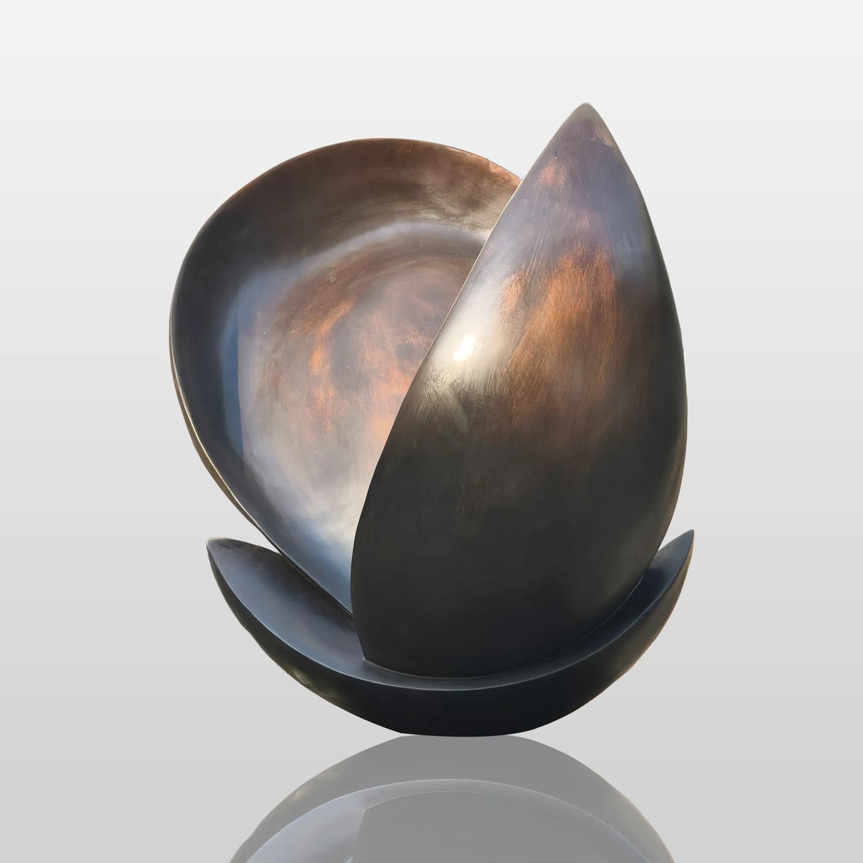 PREMIER Bronze Abstract Sculpture Timeless Bloom Art Sculpture for Garden or Outdoor Space PSB-048-Bronze Sculpture-PREMIER SCULPTURE