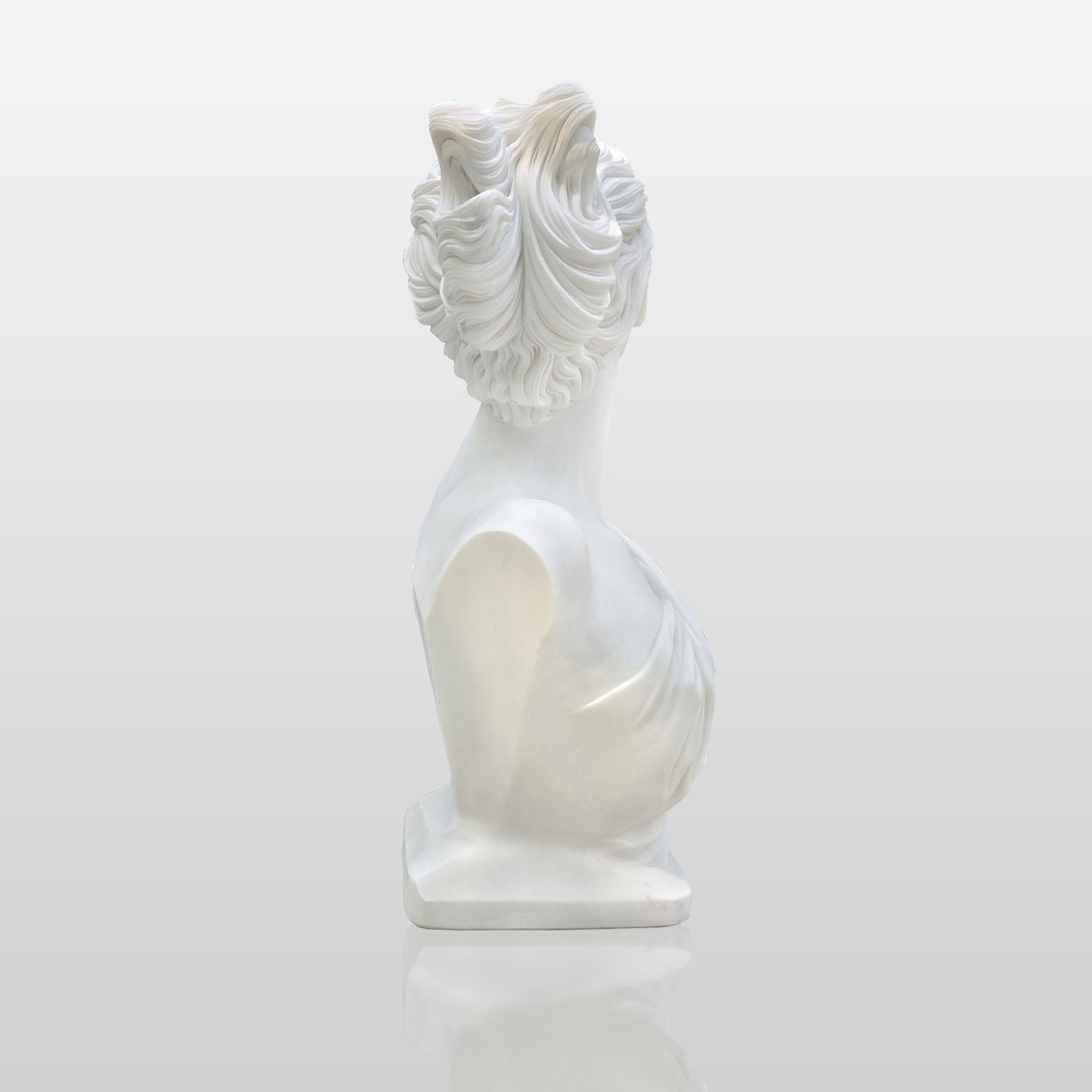 PREMIER Decorative Marble Bust Classic Sculptural Artwork for Gallery PSTTM-010-Marble sculpture-PREMIER SCULPTURE