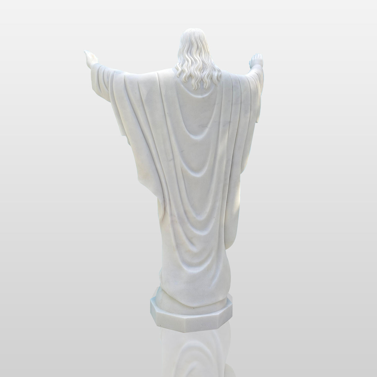Sacred Heart of Jesus Marble Statue