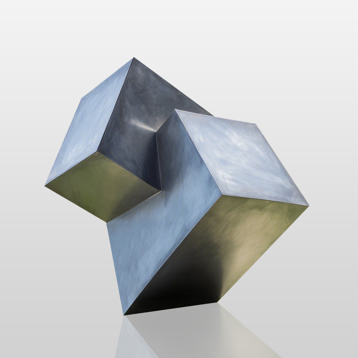 PREMIER Cubic Geometric Stainless Steel Sculpture for Contemporary Gardens, Entrances & Courtyards PSSS-110-Stainless Steel Sculpture-PREMIER SCULPTURE