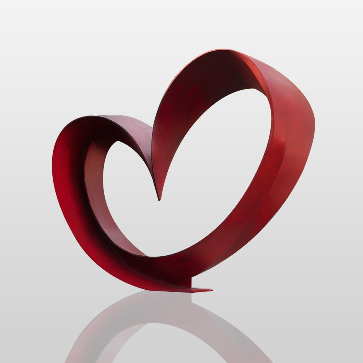 PREMIER Metal Sculpture with Heart Shape Design for Outdoor Luxury Villa, Landscape and High-end Resort Garden PSSS-113-Stainless Steel Sculpture-PREMIER SCULPTURE