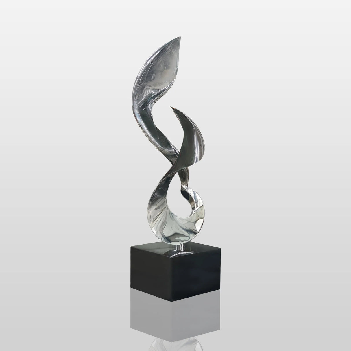 PREMIER Minimalist Sculpture Premium Stainless Steel Abstract Sculpture for Modern Space PSSS-055-Stainless Steel Sculpture-PREMIER SCULPTURE