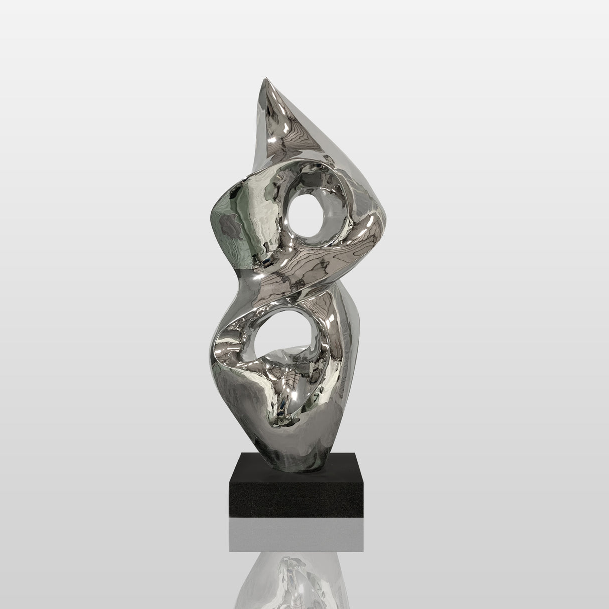 PREMIER Polished Abstract Sculpture Modern Indoor Art Sculpture for Galleries, Hotels & Luxury Residences PSSS-093-Stainless Steel Sculpture-PREMIER SCULPTURE