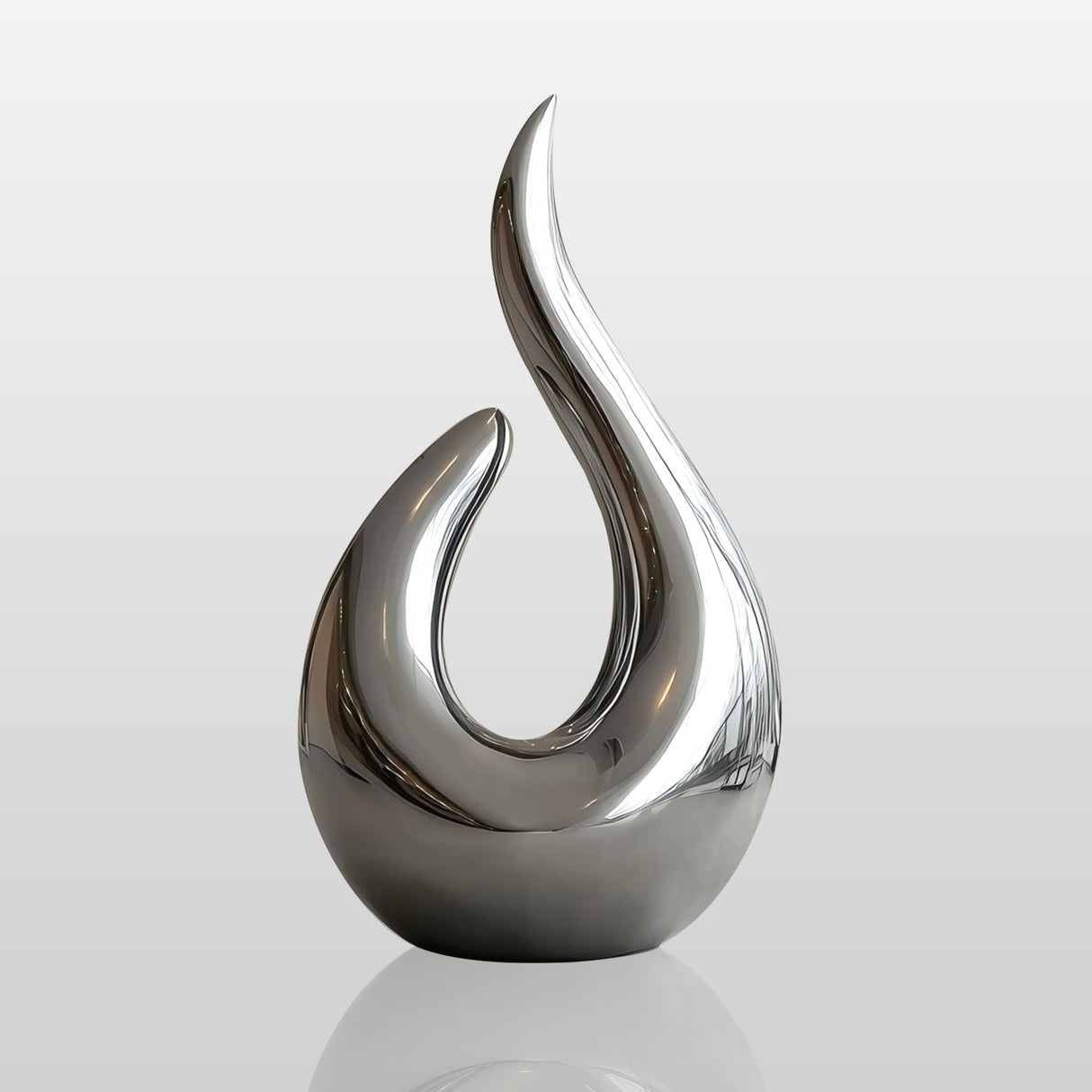 PREMIER Mirror Polished Abstract Sculpture Contemporary Interior Sculpture for Lobbies, Atriums PSSS-108-Stainless Steel Sculpture-PREMIER SCULPTURE