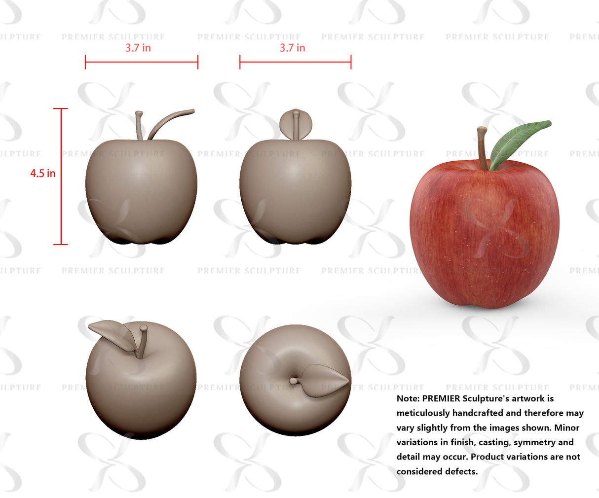 PREMIER Custom Apple Sculpture-Custom Link for JULIA KUSHNER