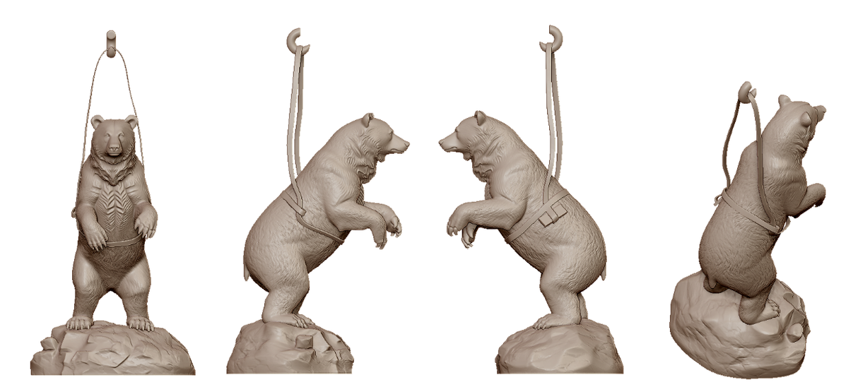 PREMIER Majestic Bronze Bear Sculpture PSB-115——50% Deposit payment for Conejo Valley Unified School District