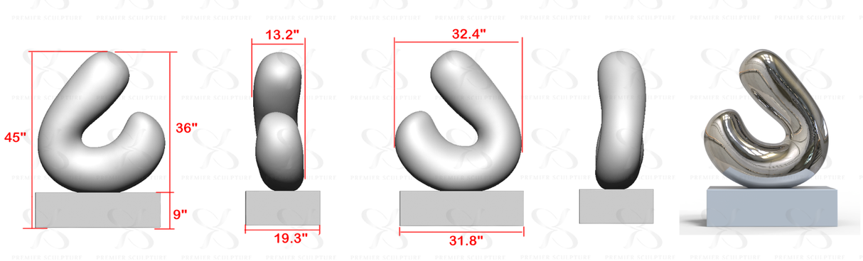 PREMIER Sculpture PSSS-061 and PSSS-065-Custom Link for Tracey Nash-Huntley