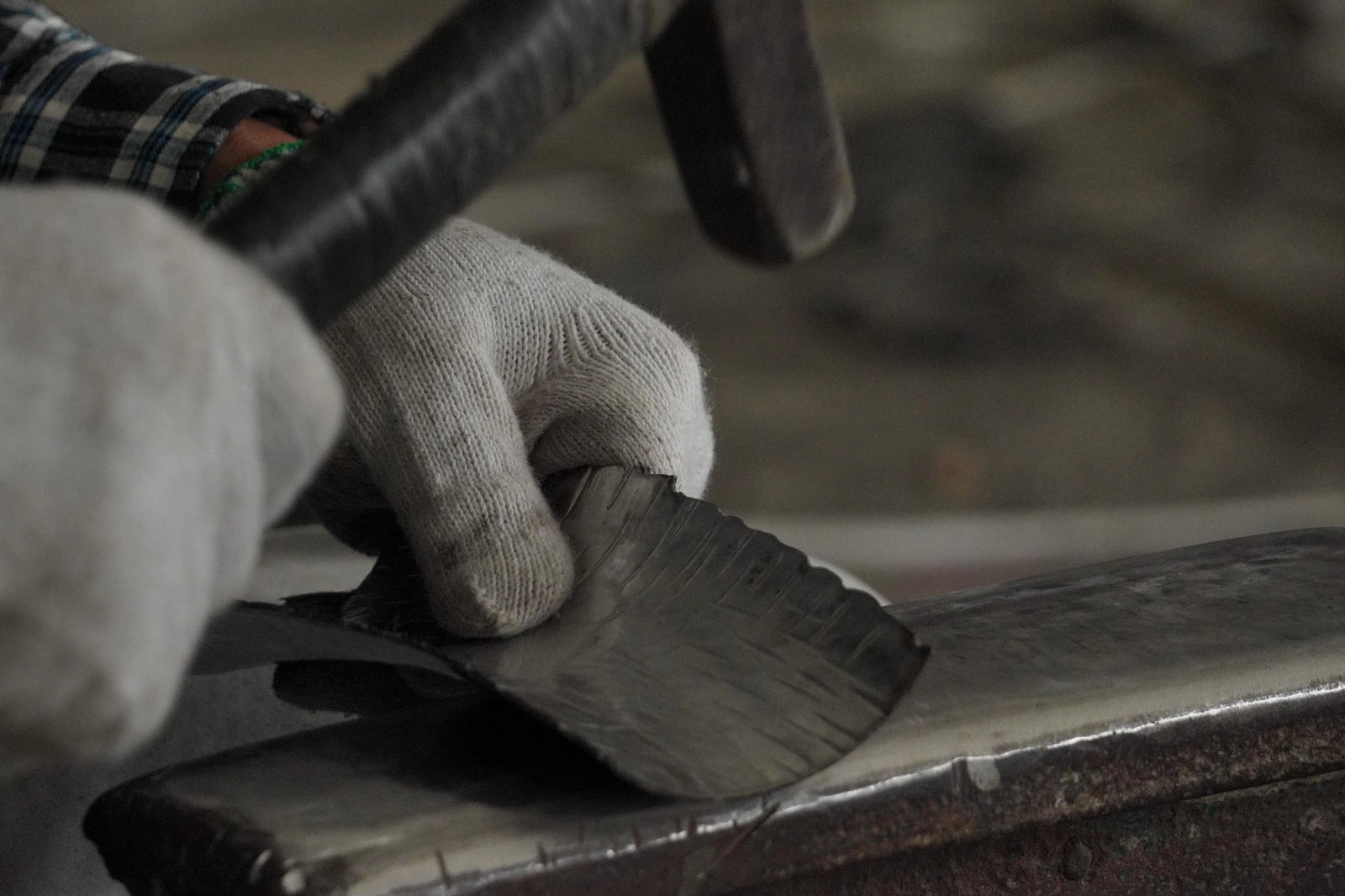 splicing process and forging process