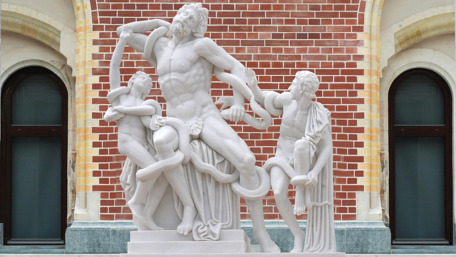 PREMIER Famous Sculpture Laocoon and His Sons Marble Statue PSM-023