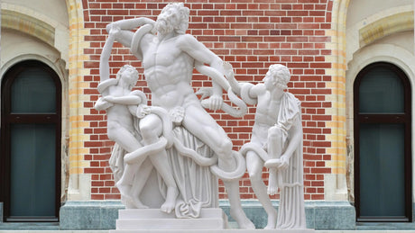 PREMIER Famous Sculpture Laocoon and His Sons Marble Statue PSM-023
