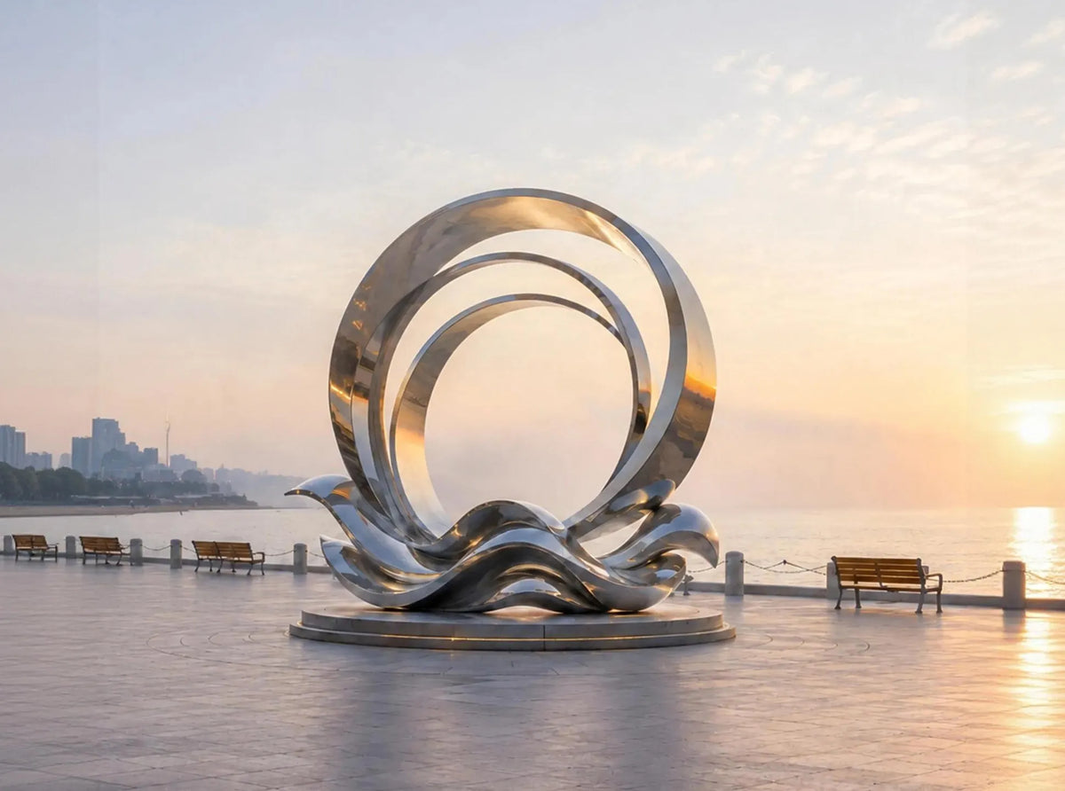 Can Weld Lines Be Completely Hidden on a Stainless Steel Sculpture?