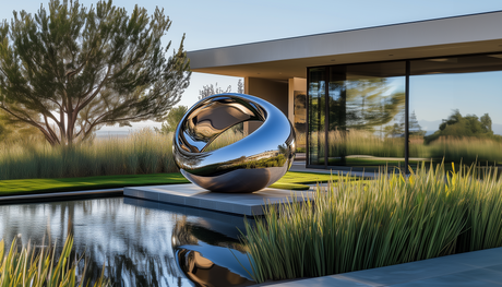 Finding Balance Between Nature and Geometry in Modern Sculpture