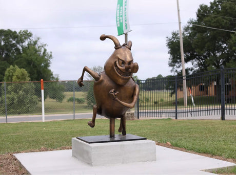 How Did UAM Get Custom Bronze Boll Weevil Mascot Statues?
