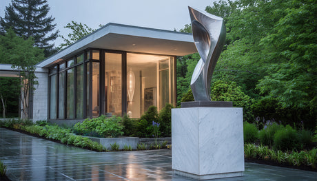 How to Incorporate Sculptures in Seattle Rainy Climate Landscapes