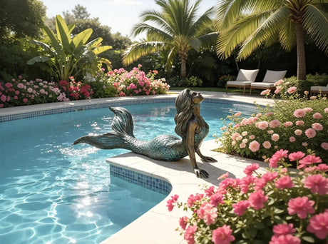 What Sculptures Look Best Around a Pool?