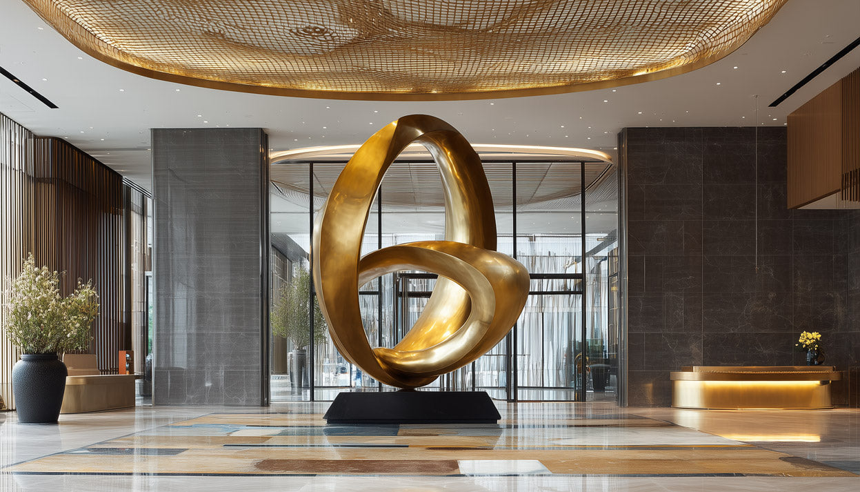 Which Modern Sculptures Are Perfect for Hotel Lobbies?