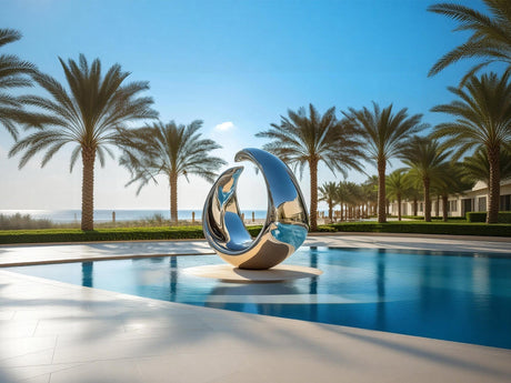 Why Mirror Polished Sculptures Are Trending in Public Art?