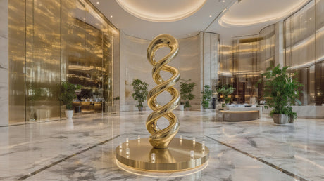 What Type of Metalwork Sculpture Is This? | Exploring Stainless Steel and Bronze Art