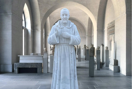 St. Padre Pio  marble statue