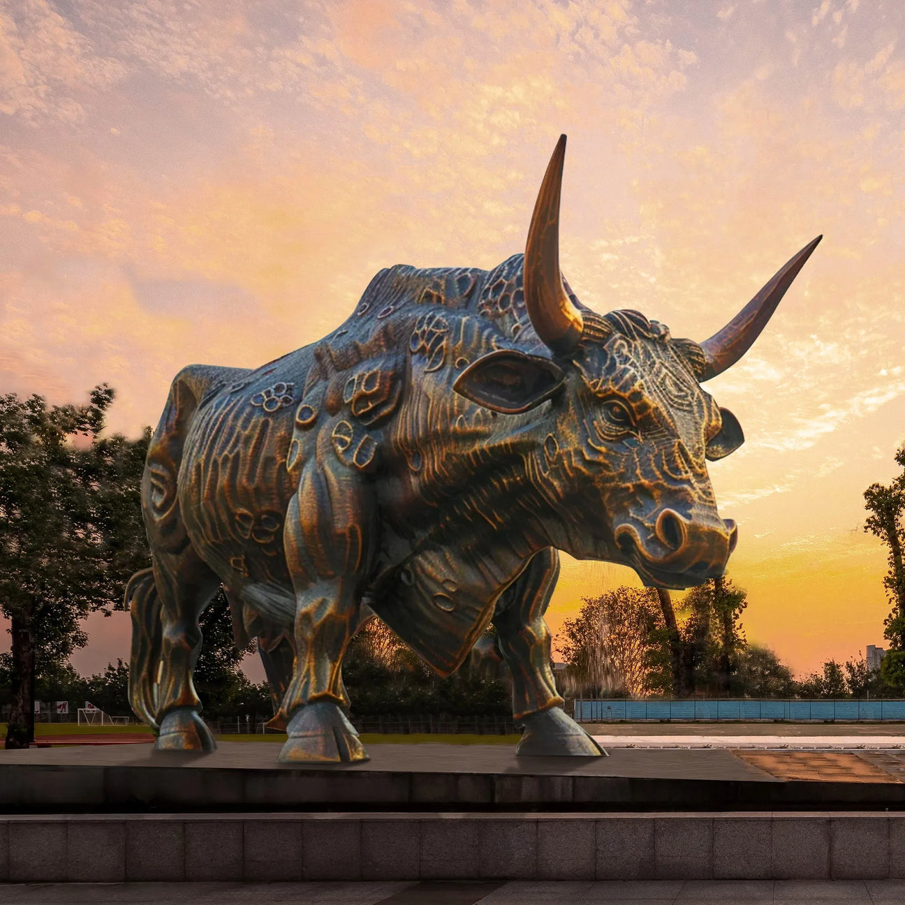 Large Bronze Sculpture