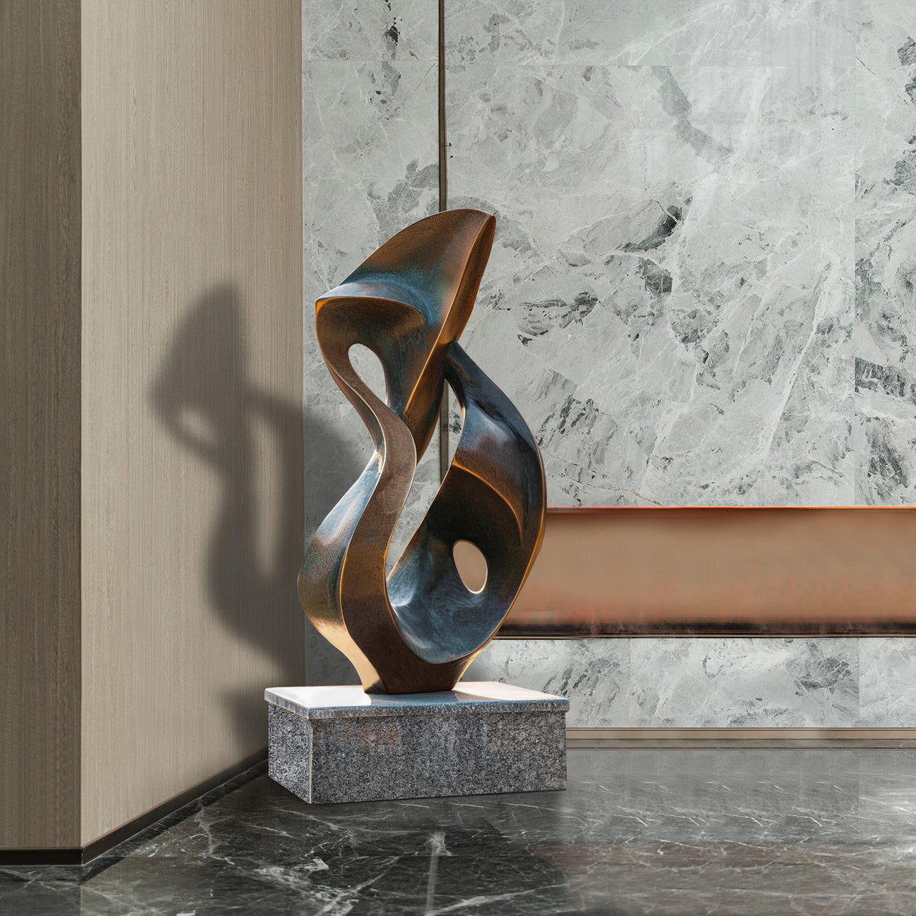 Bronze Abstract Sculpture