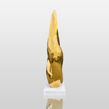 PREMIER Modern Stainless Steel Flame Sculpture 34.8"W x 96"H x 20"D PSIS-006-Stainless Steel Sculpture-PREMIER SCULPTURE