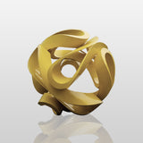 PREMIER Contemporary Golden Stainless Steel Sculpture for Urban Space and City Center PSSS-125-Stainless Steel Sculpture-PREMIER SCULPTURE