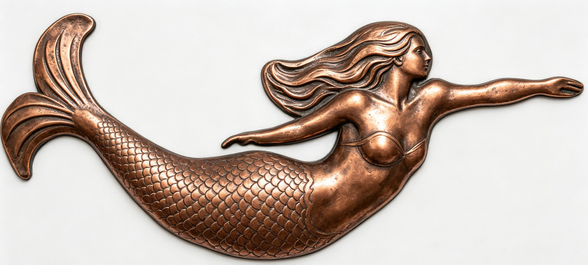 PREMIER Custom Brass Norfolk Mermaid Sculpture PSC-046——50% Deposit payment for Jared Brooks