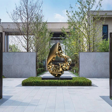 PREMIER Abstract Art Sculpture Custom Modern Stainless Steel Sculpture PSSS-012-Stainless Steel Sculpture-PREMIER SCULPTURE