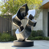 PREMIER Abstract Stainless Steel Sculpture Modern Outdoor Art Installation PSSS-045-Stainless Steel Sculpture-PREMIER SCULPTURE