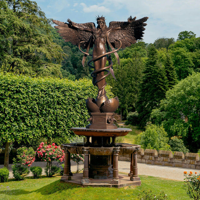 PREMIER Angel of Healing Caduceus Monumental Custom Bronze Sculpture PSB-015-Bronze Sculpture-PREMIER SCULPTURE