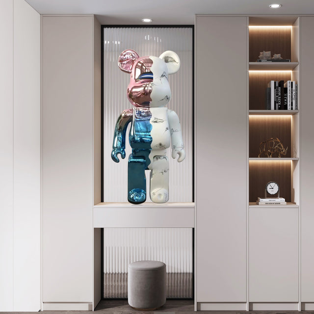 PREMIER BearBrick Room Decor Custom Fiberglass Sculpture PSF-013-Fiberglass Sculpture-PREMIER SCULPTURE