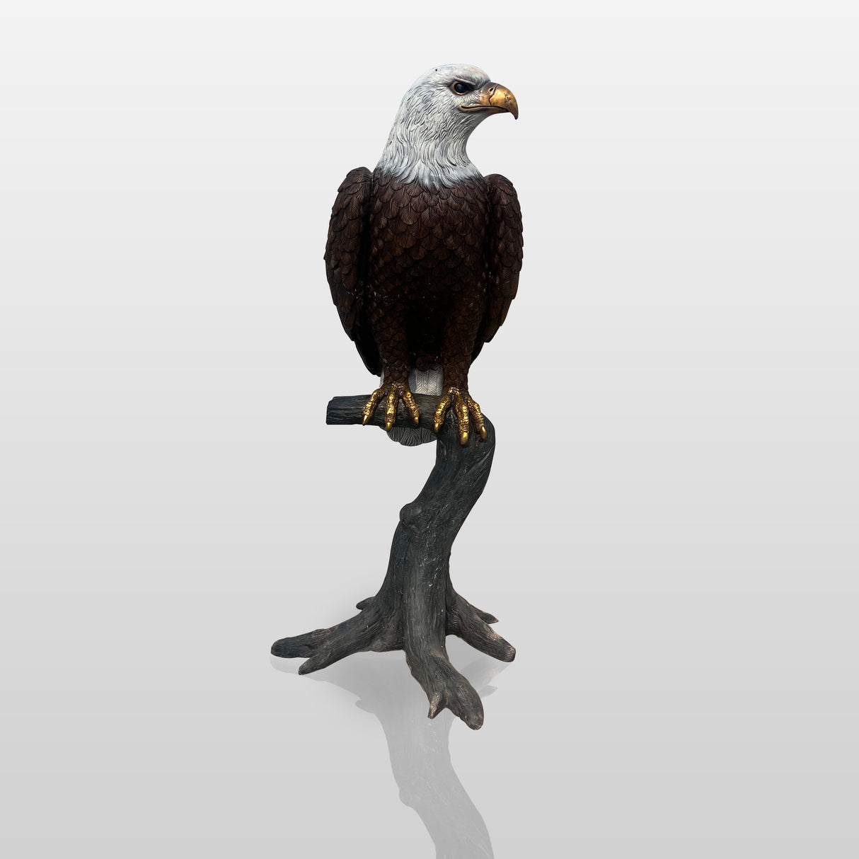PREMIER Bronze Eagle Statue for Garden Decor Custom Sculpture PSB-017-Bronze Sculpture-PREMIER SCULPTURE
