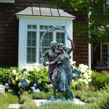 PREMIER Bronze Figurine Dancing Man&Woman Custom Sculpture for Garden PSB-016-Bronze Sculpture-PREMIER SCULPTURE