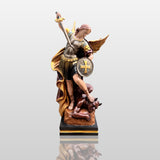 PREMIER Bronze Saint Michael Sculpture The Archangel Statue for Memorial Spaces PSB-038-Bronze Sculpture-PREMIER SCULPTURE