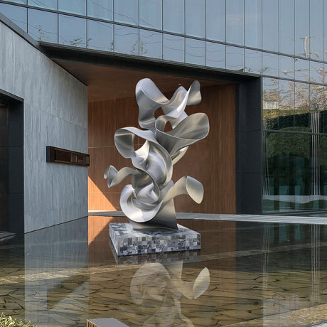 PREMIER Custom Statue Elegant Stainless Steel Modern Art Sculpture PSLSS-014-Stainless Steel Sculpture-PREMIER SCULPTURE