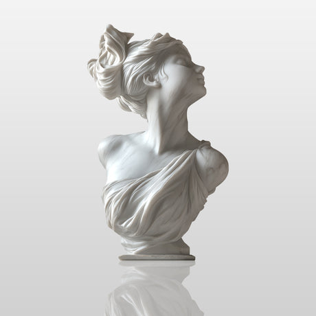 PREMIER Decorative Marble Bust Classic Sculptural Artwork for Gallery PSTTM-010-Marble sculpture-PREMIER SCULPTURE