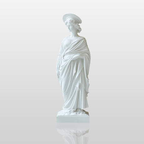 PREMIER Elegant Neoclassical Marble Statue Greco-Roman Sculpture for Luxury Interiors PSM-032-Marble sculpture-PREMIER SCULPTURE